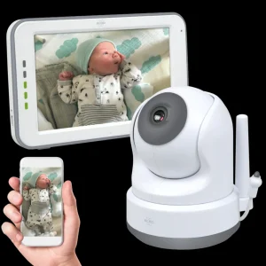Babyfoon met monitor | Babyfoon met extra camera's*ELRO Baby Monitor Royale Hd Babyfoon Met 12,7 Cm Touchscreen En App - Met Extra Babyfoon (Bc3000-2)