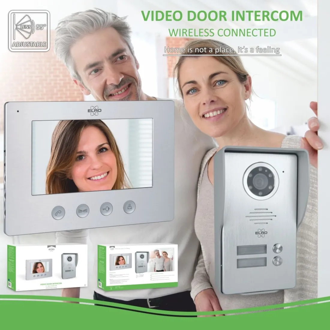 bedraad_color_night_visio_3-1.webp Video deur intercom | Deurintercom met camera*ELRO Bedraad Color Night Vision Deur Intercom Systeem Met Video (Dv477W)