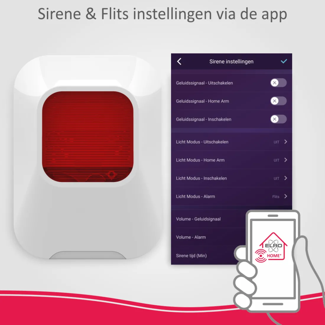 binnensirene_voor_elro_as_2.webp Accessoires alarmsystemen | Alarmsysteem Home+*ELRO Binnensirene Voor As90S Home+ Alarmsysteem (As90Sra)