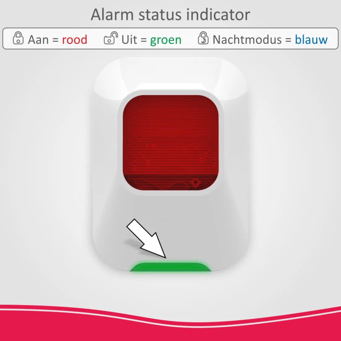 binnensirene_voor_elro_as_4.webp Accessoires alarmsystemen | Alarmsysteem Home+*ELRO Binnensirene Voor As90S Home+ Alarmsysteem (As90Sra)