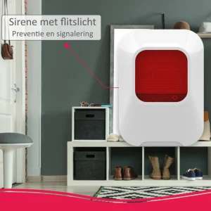 Accessoires alarmsystemen | Alarmsysteem Home+*ELRO Binnensirene Voor As90S Home+ Alarmsysteem (As90Sra)