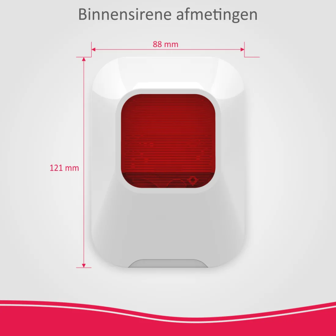 binnensirene_voor_elro_as_7.webp Accessoires alarmsystemen | Alarmsysteem Home+*ELRO Binnensirene Voor As90S Home+ Alarmsysteem (As90Sra)