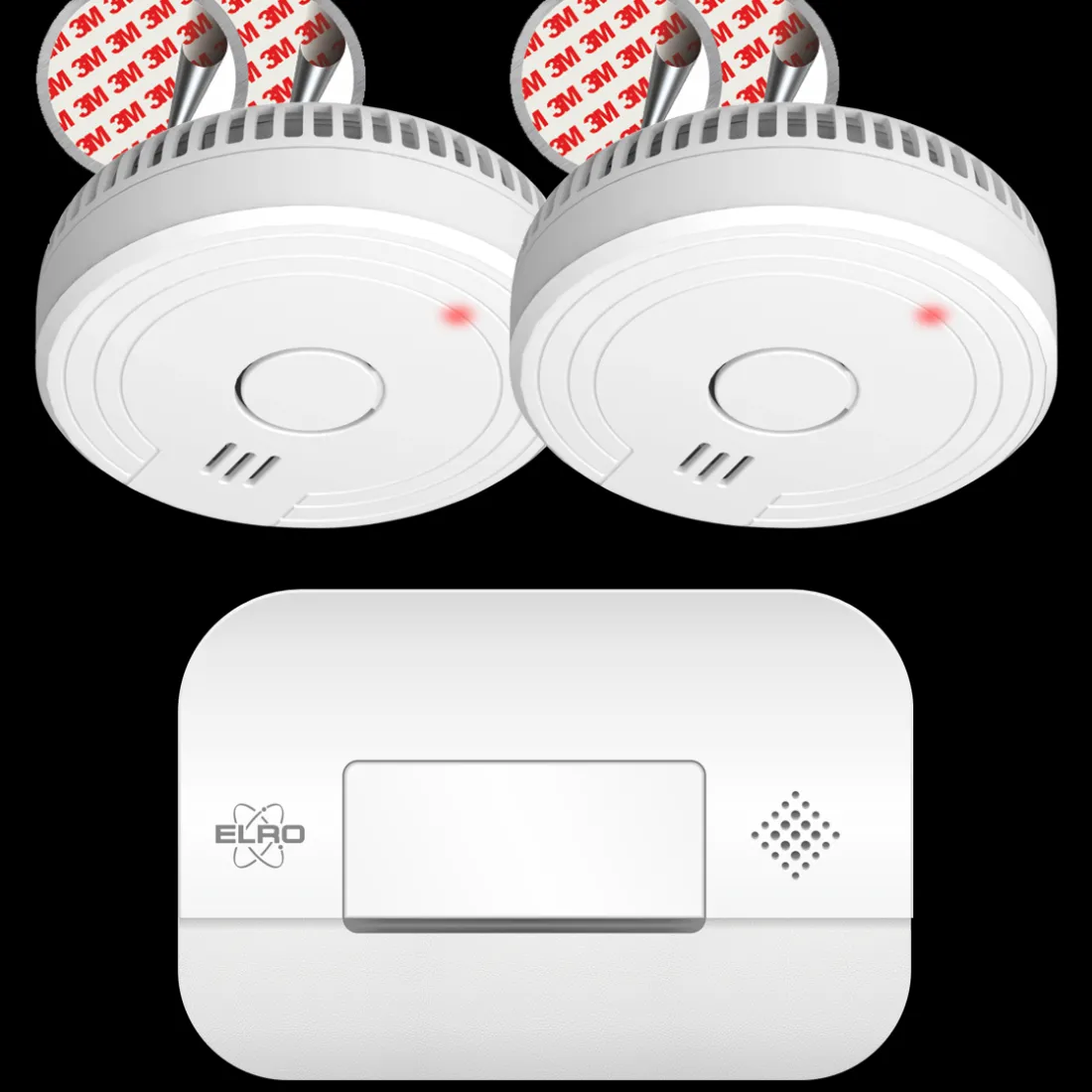 brandpreventieset__x_rook_0-1.webp Koolmonoxidemelders | Rookmelders*ELRO Brandpreventieset – 2X Rookmelders Met 5 Jaar Batterij En Magneet Montage + Koolmonoxidemelder Met 10 Jaar Sensor (Ff1840)
