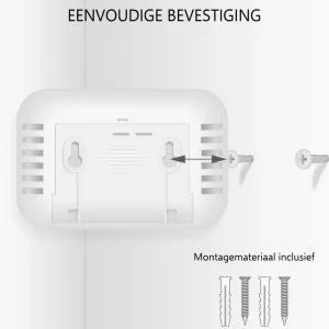 Koolmonoxidemelders | Rookmelders*ELRO Brandpreventieset – 2X Rookmelders Met 5 Jaar Batterij En Magneet Montage + Koolmonoxidemelder Met 10 Jaar Sensor (Ff1840)