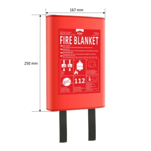 Koolmonoxidemelders | Rookmelders*ELRO Brandpreventieset - 2X Rookmelder Met 5 Jaar Batterij En Magneetmontage - Co Melder Met 10 Jaar Sensor - Blusdeken Hardcover 1,2M X 1,2M (Ff0404)