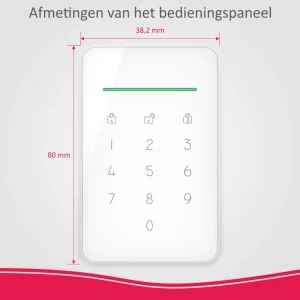 Accessoires alarmsystemen | Alarmsysteem Home+*ELRO Controlepaneel Voor As90S Home+ Alarmsysteem (As90Kea)