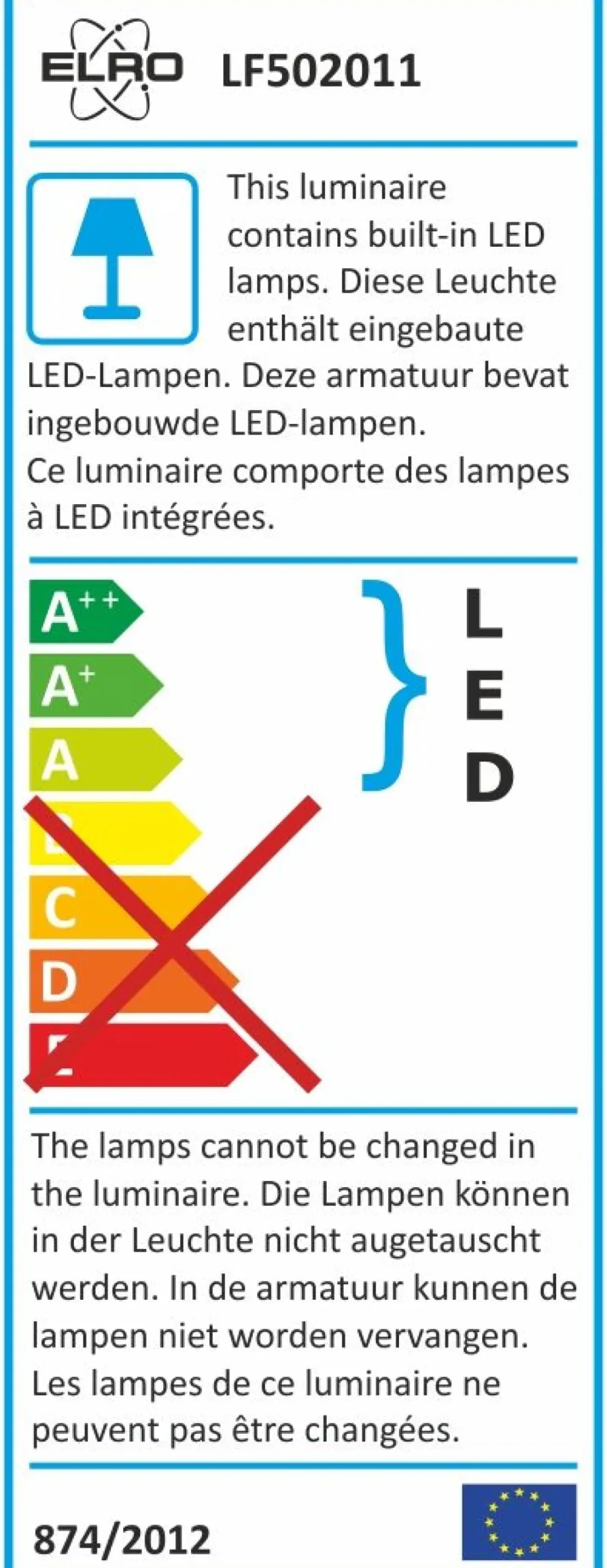 design_led_buitenlamp__wa_6-1.webp Floodlight | Buitenlamp led*ELRO Design Led Buitenlamp 20 Watt - Wit (Lf5020)
