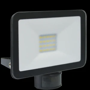 Buitenlamp led*ELRO Design Led Buitenlamp Met Bewegingsmelder 20W - Zwart (2-Pack) (Lf5020P)