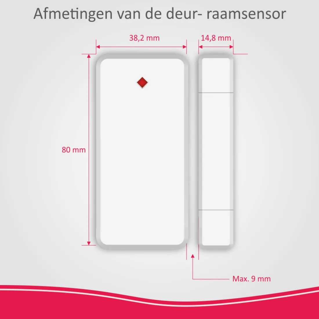 deurraam_sensor_voor_elro_2.webp Accessoires alarmsystemen | Alarmsysteem Home+*ELRO Deur/Raam Sensor Voor As90S Home+ Alarmsysteem (As90Ma)