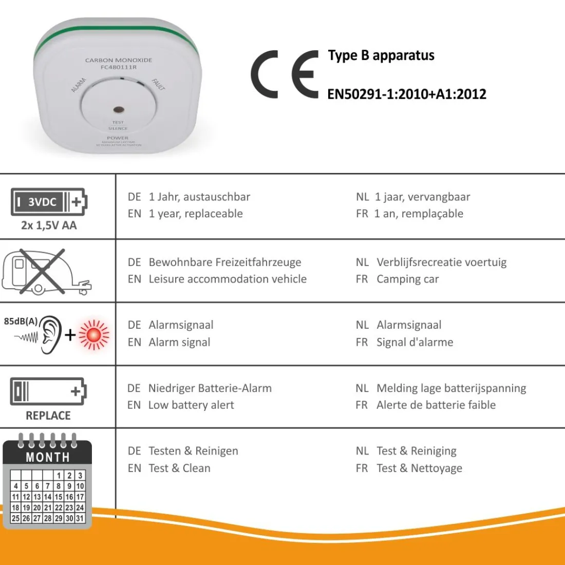 draadloos_koppelbare_kool_3.webp Slimme melders | Koolmonoxidemelders*ELRO Draadloos Koppelbare Koolmonoxidemelder (Fc4801R)