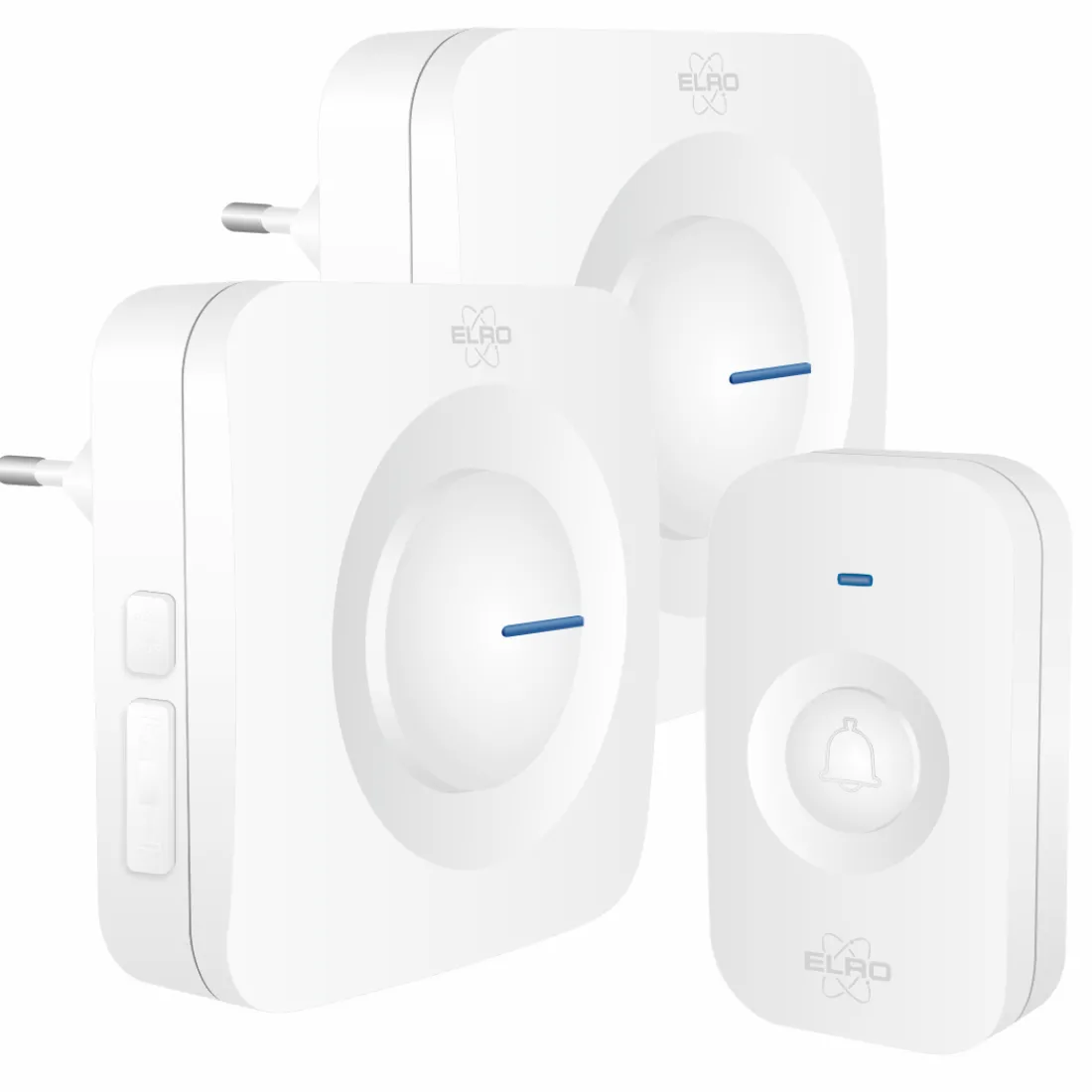 draadloze_deurbel_set__x__0.webp Deurbel*ELRO Draadloze Deurbel Set – 2X Plug-In Ontvanger - Wit (Db3000Pl-P1C2W)