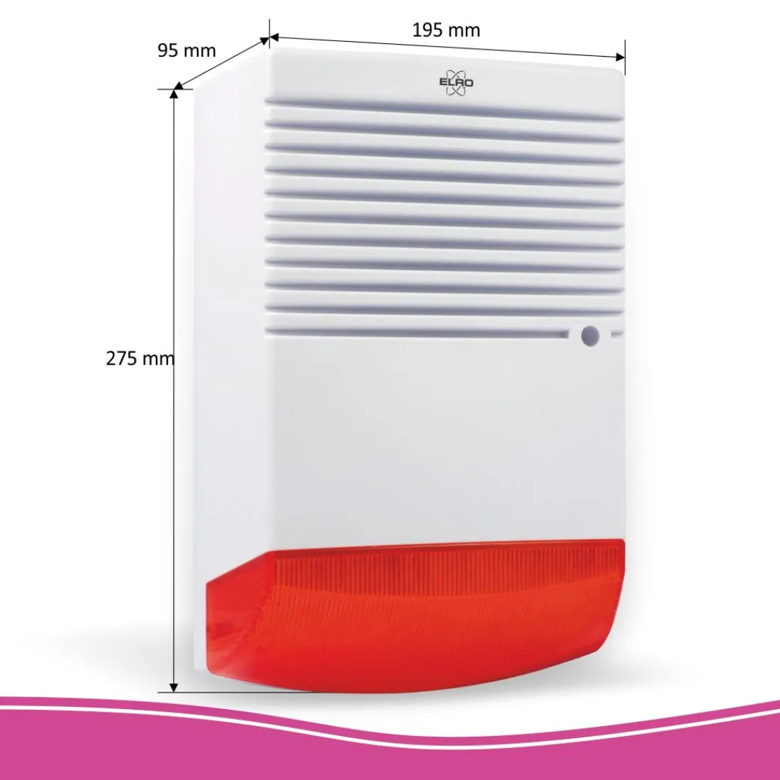 dummy_alarmsirene_met_kni_2.webp Dummy alarm*ELRO Dummy Alarmsirene Met Knipperend Led Licht (Ads1F)