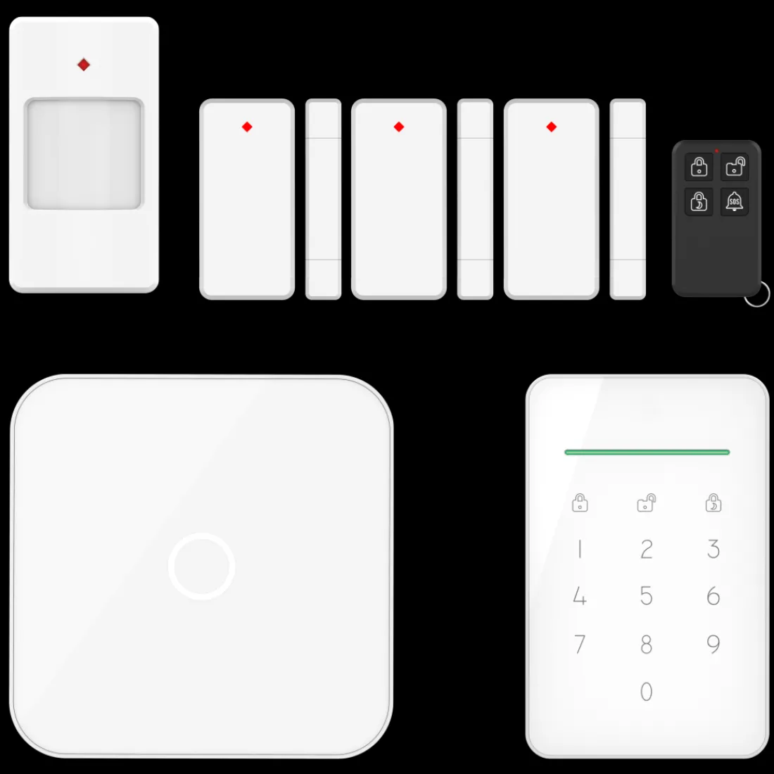 elro_ass_home_slim_draadl_0.webp Alarmsysteem zonder meldkamer | Alarmsysteem Home+*ELRO As90S Home+ Slim Draadloos Alarmsysteem – Wifi – Gsm Functie – Als Beste Getest (As90S)