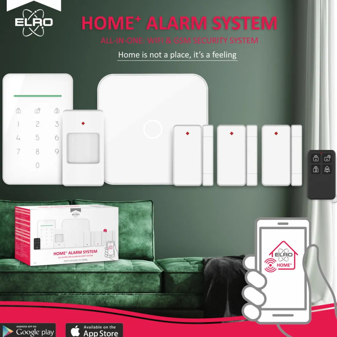 elro_ass_home_slim_draadl_1.webp Alarmsysteem zonder meldkamer | Alarmsysteem Home+*ELRO As90S Home+ Slim Draadloos Alarmsysteem – Wifi – Gsm Functie – Als Beste Getest (As90S)