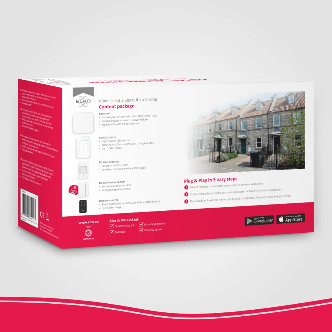 elro_ass_home_slim_draadl_10.webp Alarmsysteem zonder meldkamer | Alarmsysteem Home+*ELRO As90S Home+ Slim Draadloos Alarmsysteem – Wifi – Gsm Functie – Als Beste Getest (As90S)