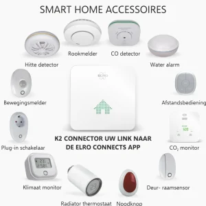 Smart alarm systems*ELRO Connects K2 Connector Sf50Ga – Verbindt Alle Connects Producten Met De Connects 2.0 App (Sf50Ga)