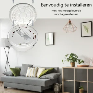Koolmonoxidemelders*ELRO Pro Design Koolmonoxidemelder Met 10 Jaar Batterij - Automatische Zelftest - Voldoet Aan Europese Norm En50291 (Pk4910)