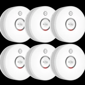 Rookmelders*ELRO Pro Design Rookmelder Met Automatische Zelftest En 10 Jaar Batterij - 6 Stuks (Ps4910)