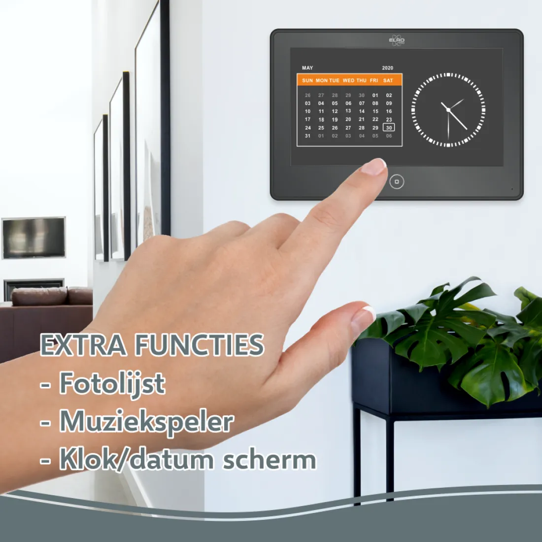 elro_pro_pv_full_hd_video_3-1.webp Video deur intercom | Deurintercom met camera*ELRO Pro Pv40 Full Hd Video Deur Intercom Systeem Met Extra Monitor (Pv40)