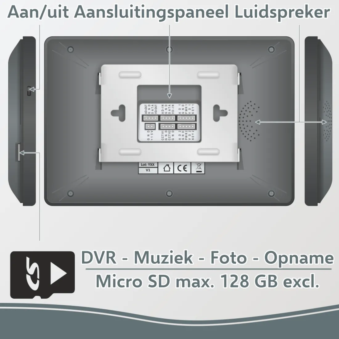 elro_pro_pv_full_hd_video_6-1.webp Video deur intercom | Deurintercom met camera*ELRO Pro Pv40 Full Hd Video Deur Intercom Systeem Met Extra Monitor (Pv40)