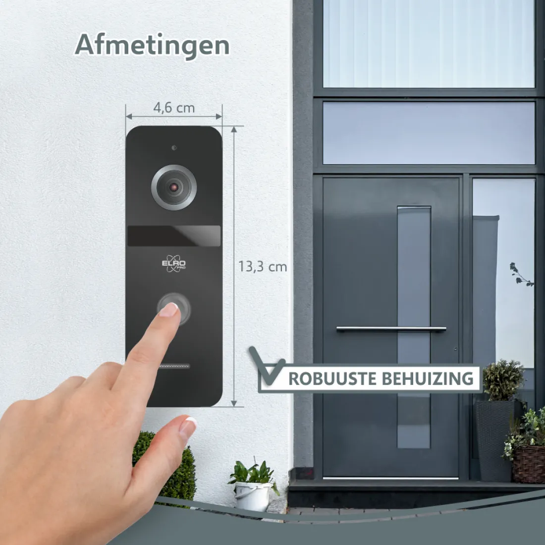 elro_pro_pv_full_hd_video_7-1.webp Video deur intercom | Deurintercom met camera*ELRO Pro Pv40 Full Hd Video Deur Intercom Systeem Met Extra Monitor (Pv40)