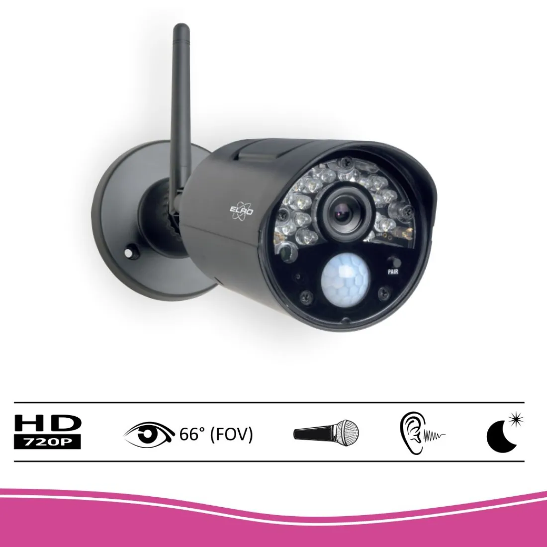 extra_camera_voor_elro_cz_0-2.webp Draadloze camera's*ELRO Extra Camera Voor Cz30Rips Beveiligingscamera Set (Cc30Rxx)