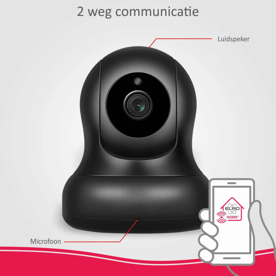 full_hd_pantilt_beveiligi_5.webp Accessoires alarmsystemen | Alarmsysteem Home+*ELRO Full Hd Pan/Tilt Beveiligingscamera Voor As90S Home+ Alarmsysteem (As90Ca)