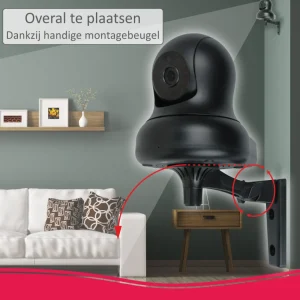Accessoires alarmsystemen | Alarmsysteem Home+*ELRO Full Hd Pan/Tilt Beveiligingscamera Voor As90S Home+ Alarmsysteem (As90Ca)