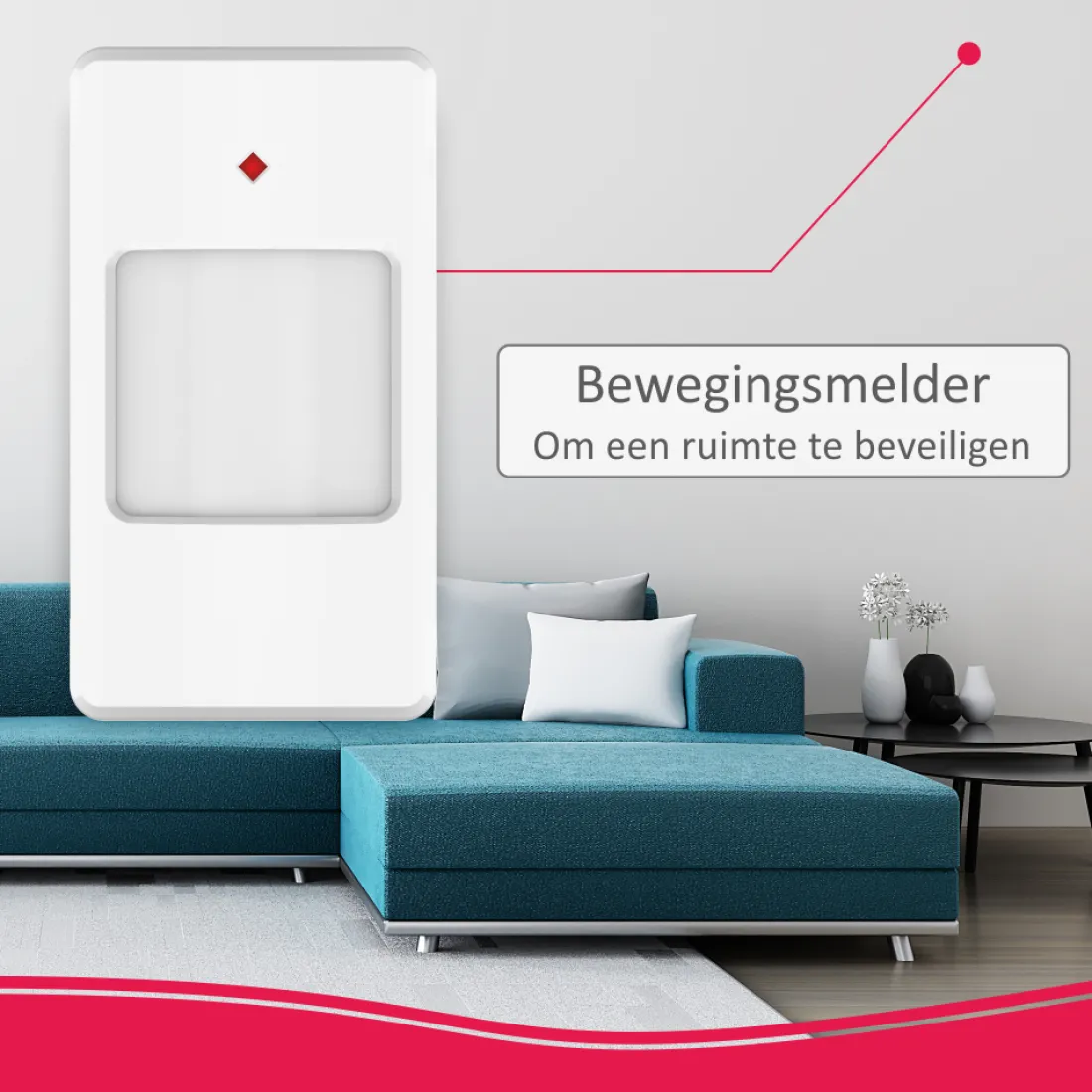 huisdieren_proof_beweging_1.webp Accessoires alarmsystemen | Alarmsysteem Home+*ELRO Huisdieren Proof Bewegingsmelder Voor As90S Home+ Alarmsysteem (As90Pp)