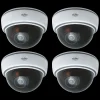 Dummy camera met led*ELRO Indoor Dummy Dome Camera Met Flash Light - 4 Pack (Cdd15F)