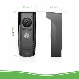 Video deur intercom | Deurintercom met camera*ELRO Ip Wifi Deurintercom Met 2 Monitoren (Dv50)