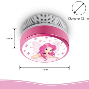 Rookmelders*ELRO Kids Rookmelder Elfenprinses Met 10 Jaar Batterij (Fs8110)