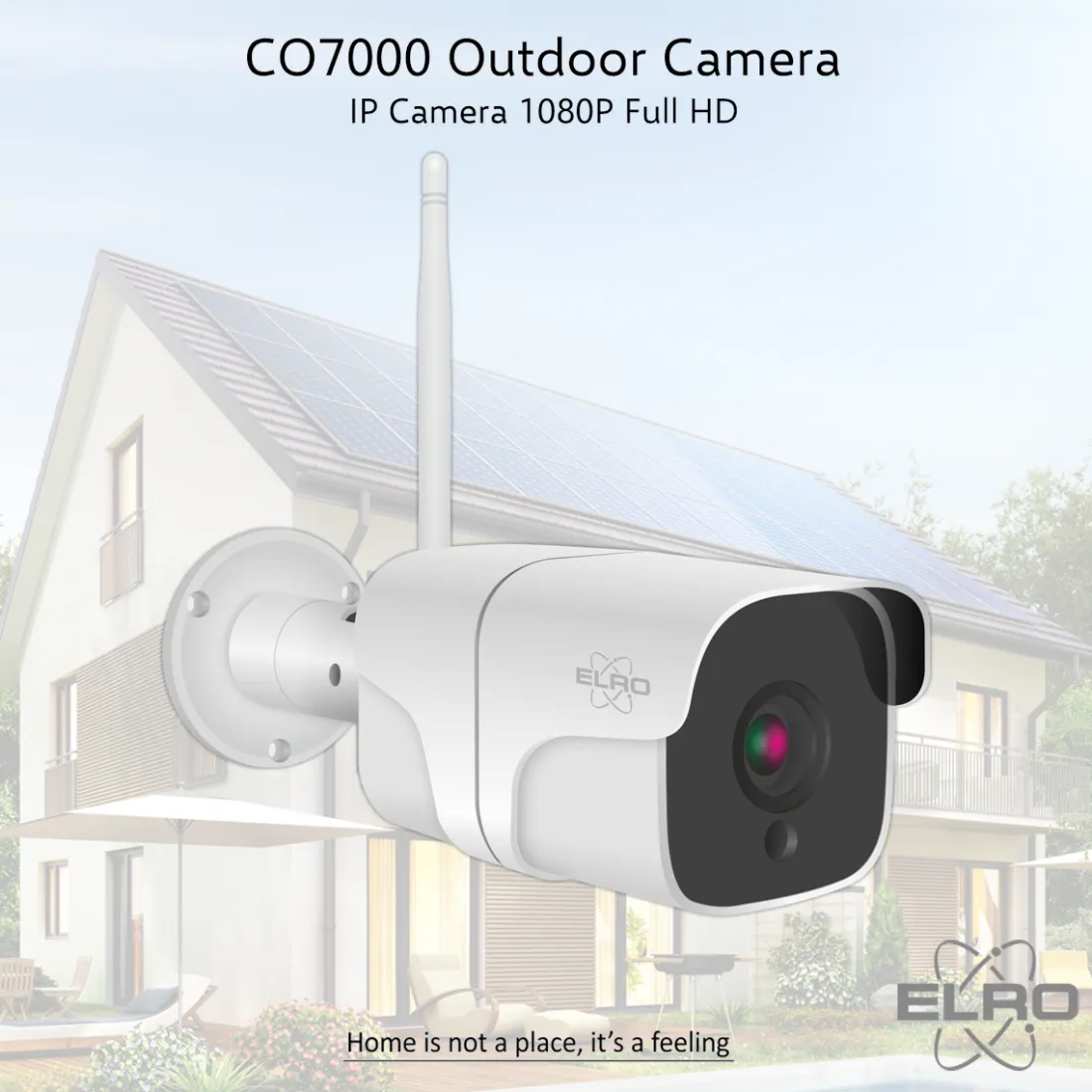 outdoor_wifi_ip_beveiligi_1.webp IP Camera*ELRO Outdoor Wifi Ip Beveiligingscamera Met Bewegingsmelder En Nachtzicht – Full Hd 1080P Bewakingscamera – Ip66 Waterdicht (Co7000)