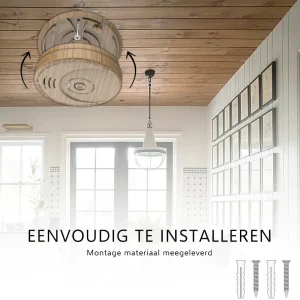 Rookmelders*ELRO Rookmelder Met Hout Look En 5 Jaar Batterij - 2-Pack (Fs1605)