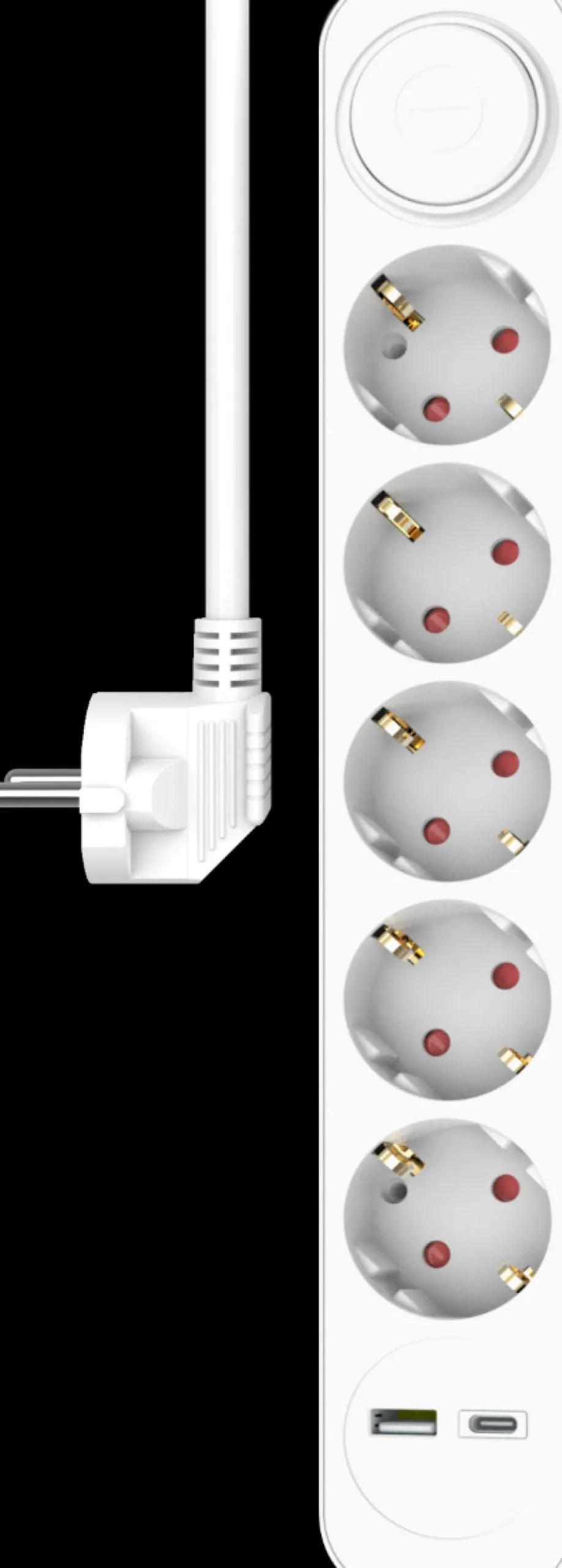 stekkerdoos_voudig_met_m__0.webp Elektra*ELRO Stekkerdoos 7-Voudig Met 1,5M Snoer En Schakelaar – 5X Stopcontact + Usb + Usb-C – Kinderbeveiliging – Randaarde Stekker – Max. 3680W – Tuv Getest (Es305)