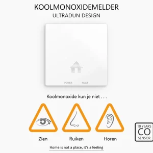 Koolmonoxidemelders*ELRO Ultra Dunne Koolmonoxidemelder Met 10 Jaar Batterij (Fc4610)