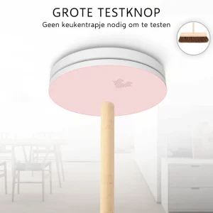 Rookmelders*ELRO Ultra Dunne Rookmelder Met 10 Jaar Batterij - Voldoet Aan Europese Norm En14604 - 4-Pack (Fs4610)