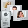 Video deur intercom | Deurintercom met camera*ELRO Video Deur Intercom - 3 Appartementen - Met 3 X 7 Inch Kleurenscherm (Dv477W3)