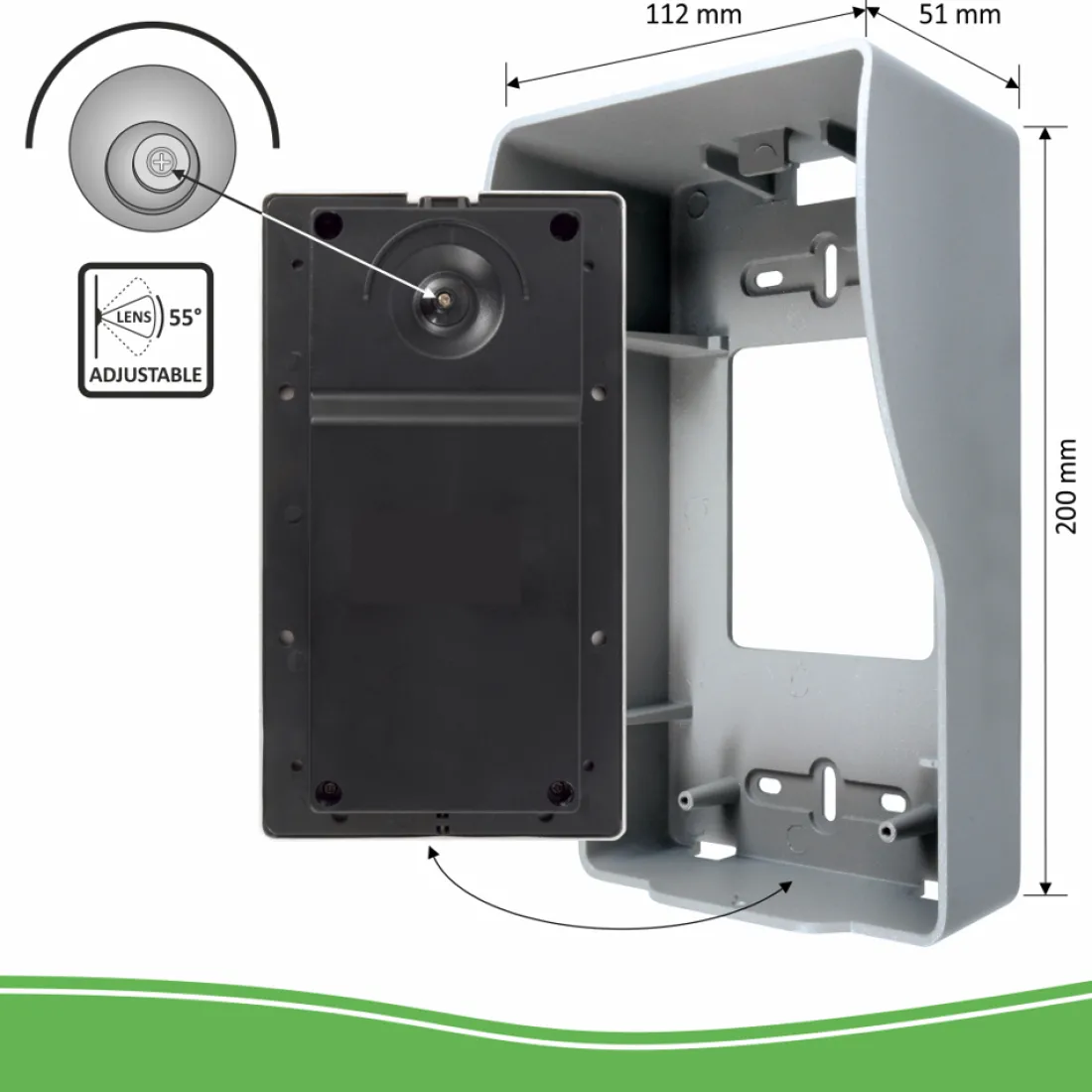video_deur_intercom___app_7.webp Video deur intercom | Deurintercom met camera*ELRO Video Deur Intercom - 3 Appartementen - Met 3 X 7 Inch Kleurenscherm (Dv477W3)