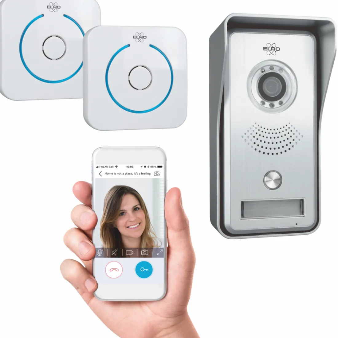 wifi_ip_video_deurbel__me_1.webp Video deur intercom | Deurintercom met camera*ELRO Wifi Ip Video Deurbel – Met 2X Draadloze Deurgong (Dvc040Ip2)