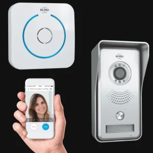 Video deur intercom | Deurintercom met camera*ELRO Wifi Ip Video Deurbel Met Applicatie En Draadloze Deurbel (Dvc040Ip)